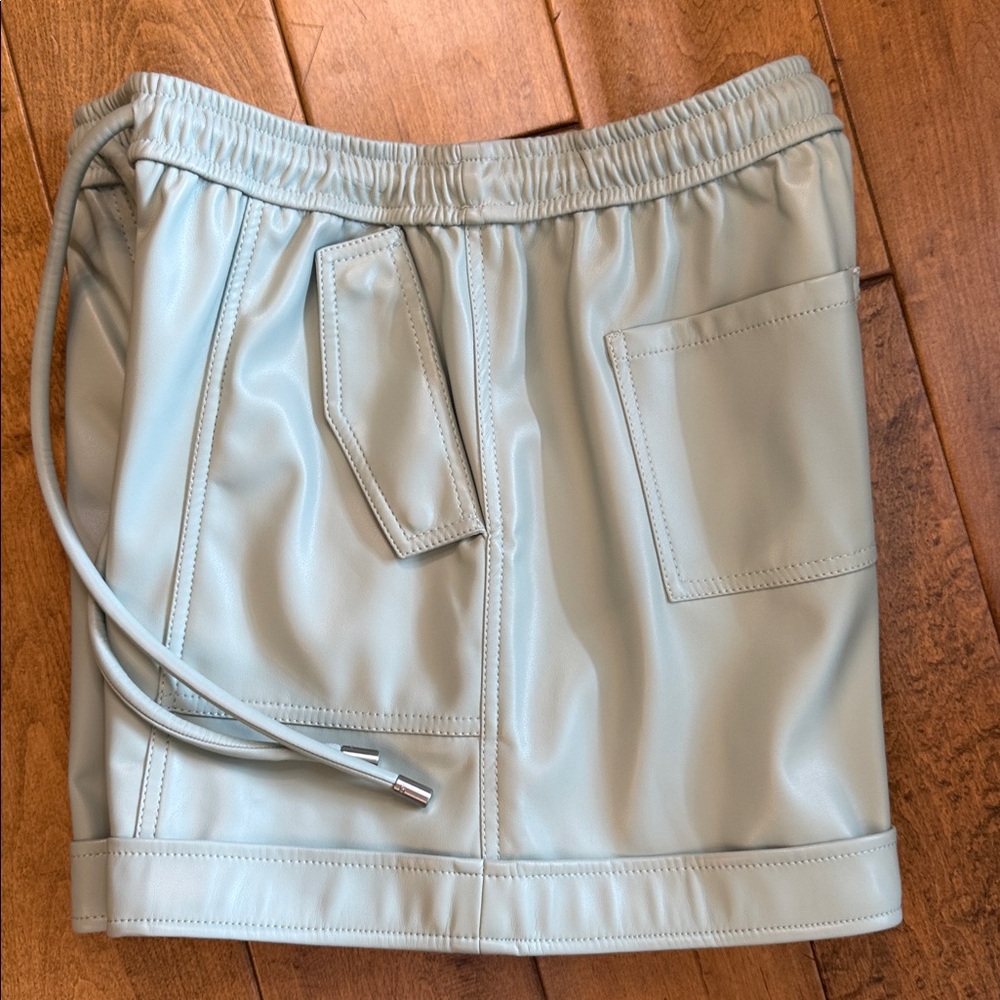 JONATHAN SIMKHAI Doah Vegan Leather Shorts - Picture 11 of 12